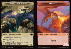 Reliquary Dragon // Dragon (0011) Double-Sided Token